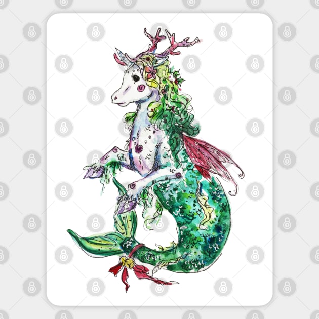 Mermaid Fairy Unicorn Magnet by aquabun